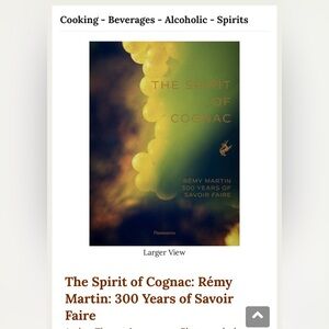 The spirit of cognac Remy Martin 300 years book